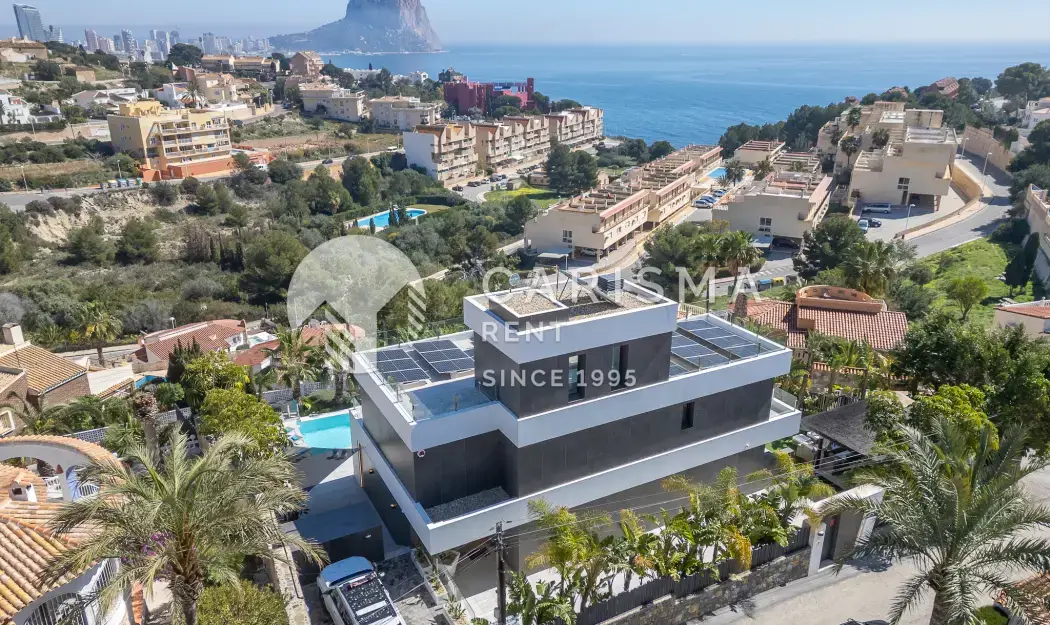 Luksusowa willa, 2 baseny,  spacerowa odległości do morza i centrum miasta Calpe, Costa Blanca