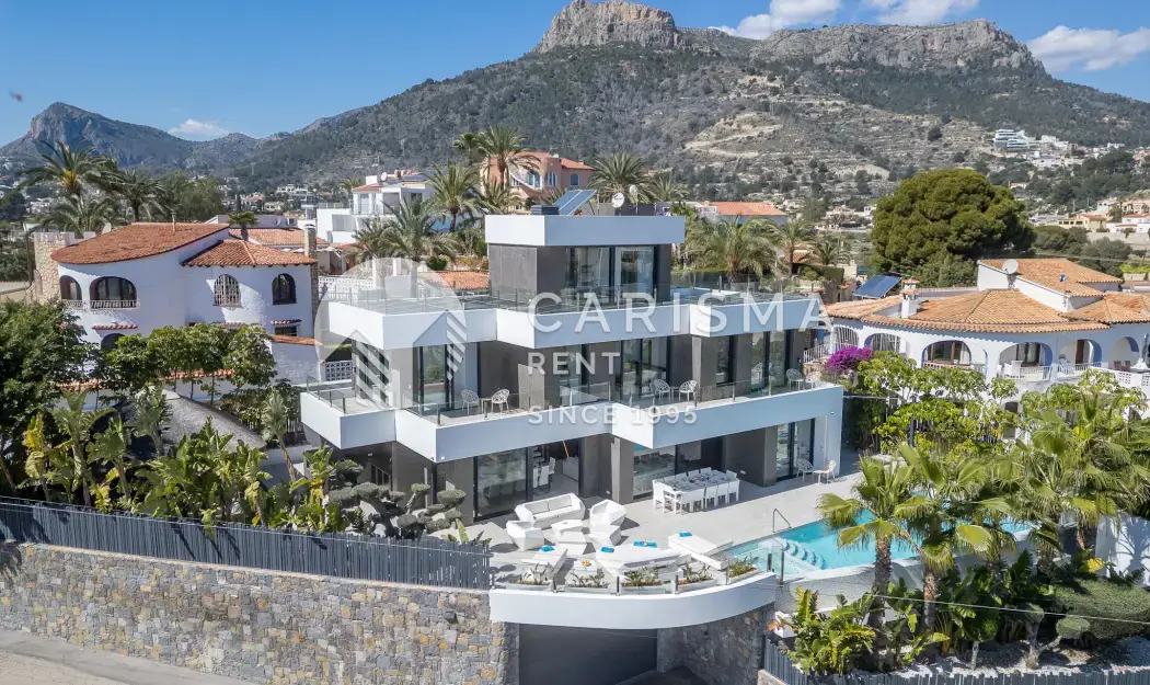 Luksusowa willa, 2 baseny,  spacerowa odległości do morza i centrum miasta Calpe, Costa Blanca