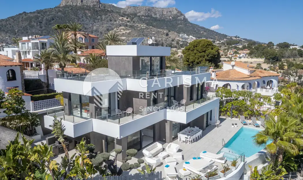 Luksusowa willa, 2 baseny,  spacerowa odległości do morza i centrum miasta Calpe, Costa Blanca