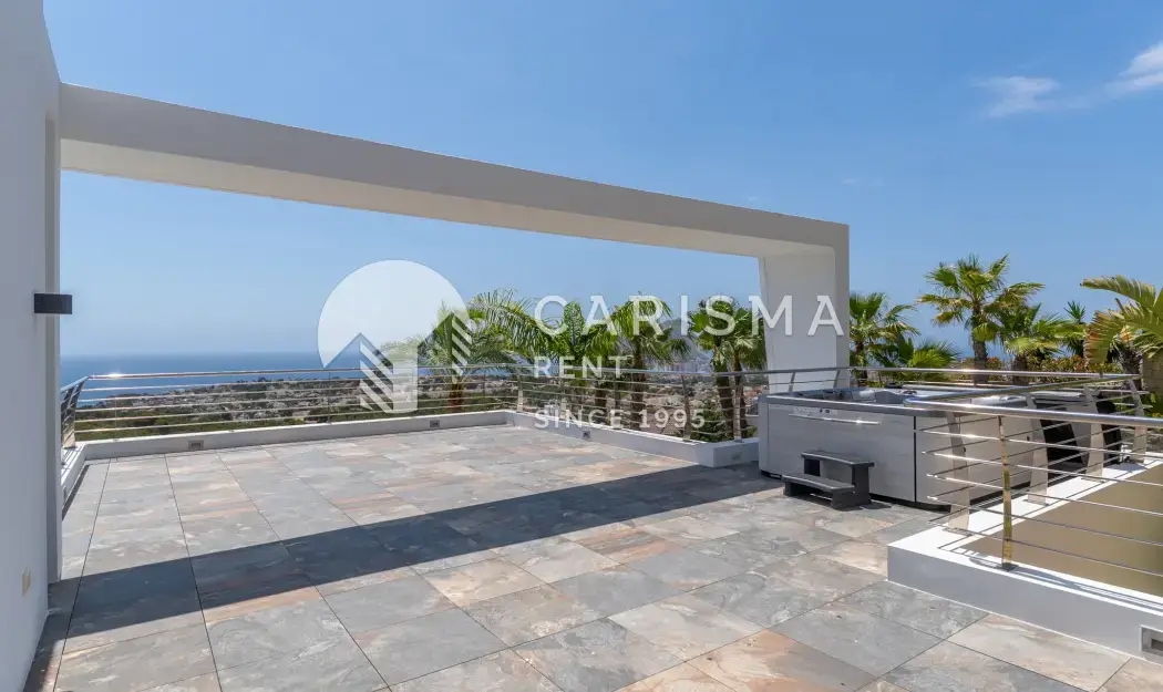 Luksusowa Willa, imponujący 25 m basen, pełna panorama na morze i miasto Calpe, luksusowa dzielnica