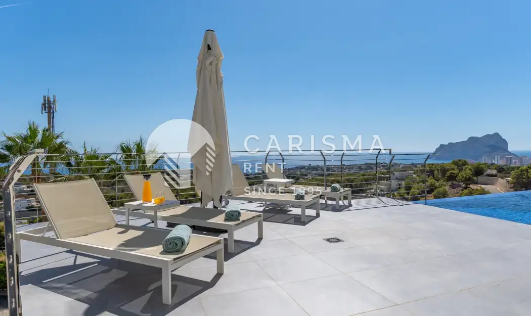 Willa klasy premium, panoramiczny widok na Morze i góry, Benissa