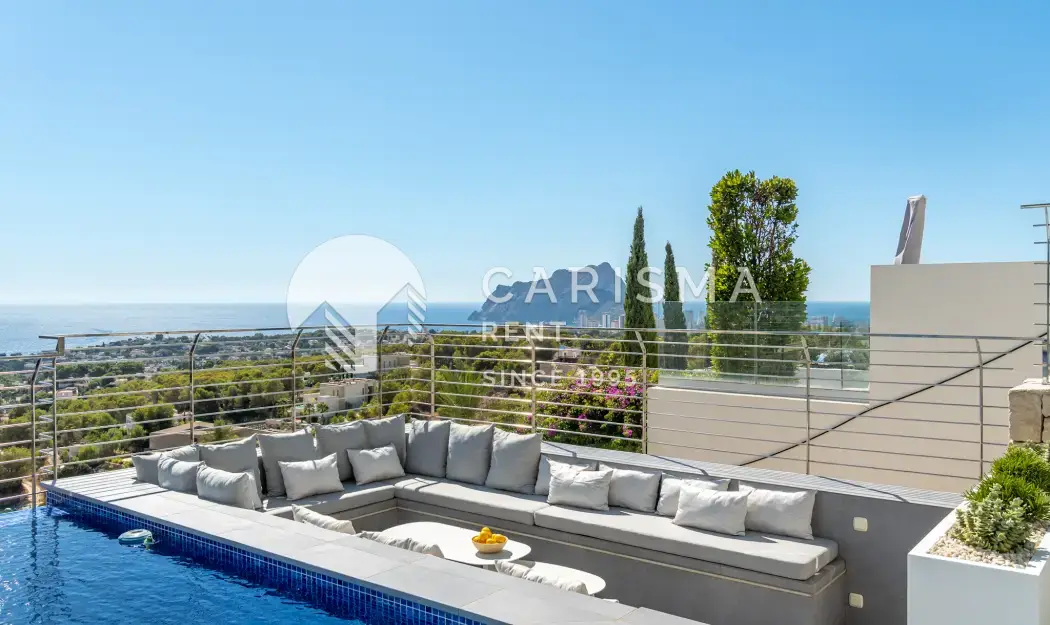 Willa klasy premium, panoramiczny widok na Morze i góry, Benissa