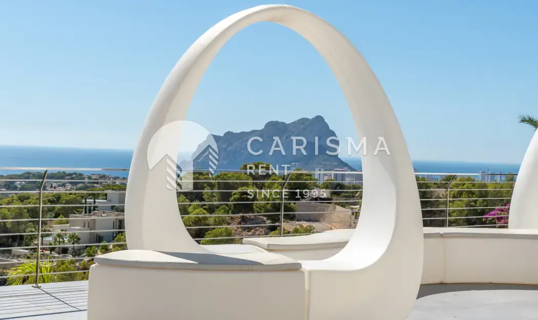 Willa klasy premium, panoramiczny widok na Morze i góry, Benissa