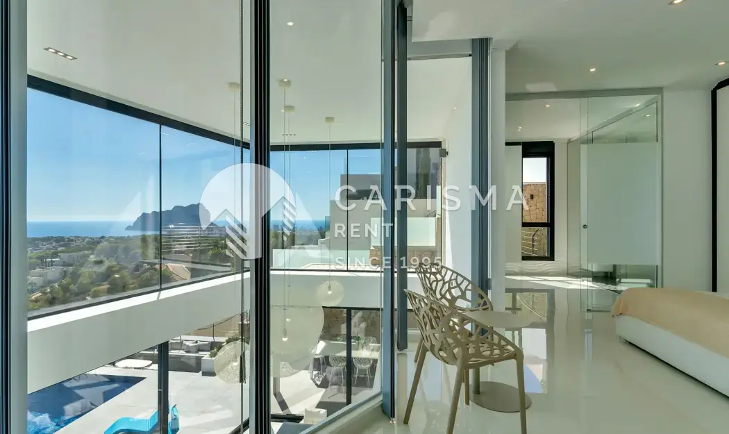 Premium-class villa, panoramic sea and mountain views, luxury neighborhood, Benissa